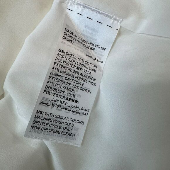 Chico’s White Lace Tank Top Size 1 NWT Women’s Fancy Sleeveless Blouse - Picture 5 of 5